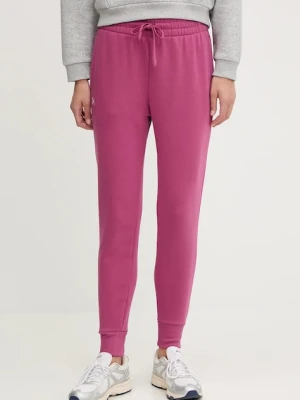 Under Armour spodnie dresowe kolor fioletowy gładkie 1379438