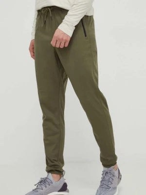 Under Armour spodnie dresowe kolor zielony gładkie 1290261