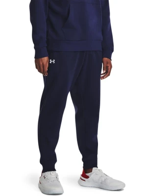 Under Armour Spodnie dresowe "Rival" w kolorze granatowym rozmiar: L