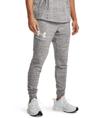 Under Armour Spodnie dresowe "Rival" w kolorze szarym rozmiar: L