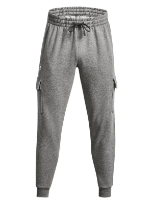 Under Armour Spodnie dresowe "Rival" w kolorze szarym rozmiar: S