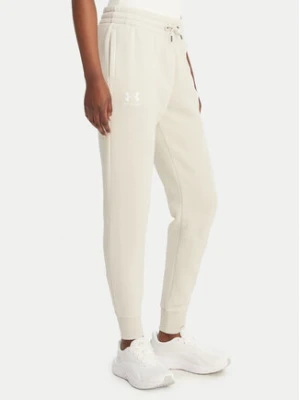 Under Armour Spodnie dresowe UA Icon Fleece 6001537 Beżowy Slim Fit