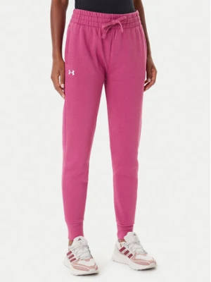 Under Armour Spodnie dresowe Ua Rival 1379438 Różowy Loose Fit