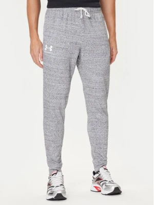 Under Armour Spodnie dresowe Ua Rival Terry Jogger 1380843-011 Szary Fitted Fit