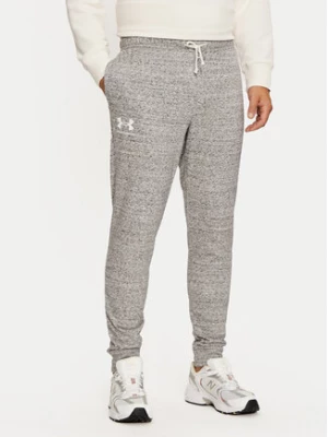 Under Armour Spodnie dresowe Ua Rival Terry Jogger 1380843 Szary Fitted Fit