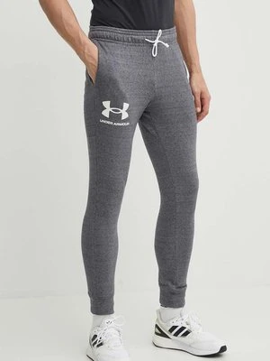 Under Armour spodnie męskie kolor szary gładkie 1361642-001