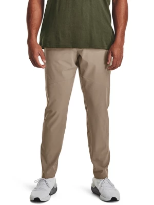 Under Armour Spodnie sportowe w kolorze beżowym rozmiar: XL