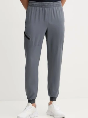 Under Armour spodnie treningowe Unstoppable kolor szary gładkie 1388823