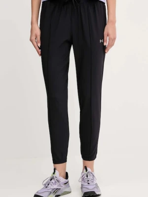 Under Armour spodnie treningowe Velocity damskie kolor czarny gładkie 6004020