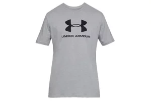 Under Armour Sportstyle Logo Tee 1329590-036, Męskie, Szare, t-shirty, bawełna, rozmiar: M