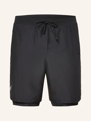Under Armour Szorty Do Biegania 2 W 1 Launch schwarz CZARNY