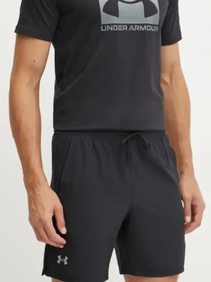 Under Armour szorty do biegania Launch 7 Unlined kolor czarny 1382622