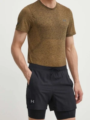 Under Armour szorty do biegania Launch kolor czarny