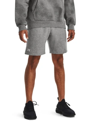 Under Armour Szorty dresowe "Rival" w kolorze szarym rozmiar: L