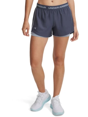 Under Armour Szorty funkcyjne 2w1 w kolorze granatowo-błękitnym rozmiar: S