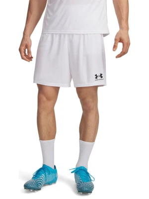 Under Armour Szorty sportowe "Challenger Core Short" w kolorze białym rozmiar: L