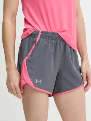 Under Armour szorty sportowe damskie Fly By szary