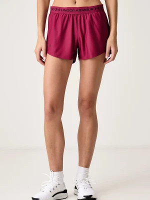 Under Armour szorty sportowe damskie Tech Play bordowy