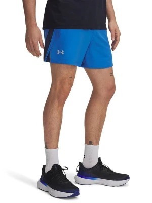 Under Armour Szorty sportowe "Launch 5" w kolorze niebieskim rozmiar: M