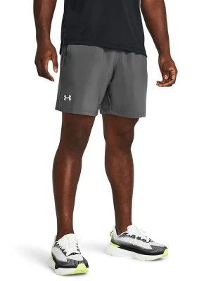 Under Armour Szorty sportowe "Launch 7" w kolorze szarym rozmiar: S