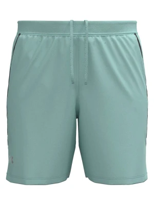 Under Armour Szorty sportowe "Launch 7" w kolorze turkusowym rozmiar: M