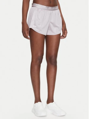 Under Armour Szorty sportowe Tech™ Play Up Shine 1389883 Beżowy Regular Fit