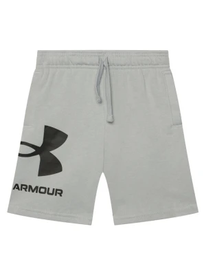 Under Armour Szorty sportowe UA RIVAL FLEECE LOGO SHORTS 1359065 Szary Regular Fit