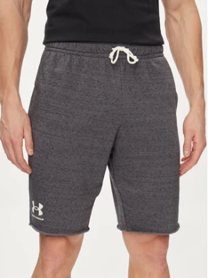 Under Armour Szorty sportowe Ua Rival Terry Short 1361631-025 Szary Fitted Fit