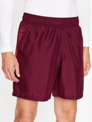 Under Armour Szorty sportowe Ua Woven Graphic Shorts 1370388 Bordowy Loose Fit