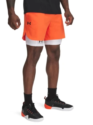 Under Armour Szorty sportowe "Vanish Elite" w kolorze pomarańczowym rozmiar: M
