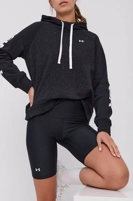 Under Armour szorty treningowe kolor czarny high waist 1360939