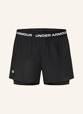 Under Armour Szorty Treningowe 2 W 1 Play Up schwarz