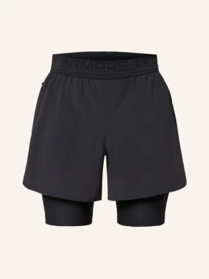 Under Armour Szorty Treningowe 2 W 1 Ua Peak Woven schwarz