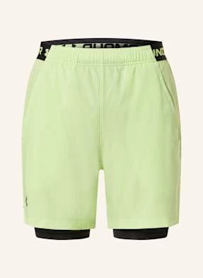 Under Armour Szorty Treningowe 2 W 1 Ua Vanish Woven gruen