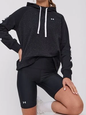 Under Armour szorty treningowe kolor czarny high waist 1360939