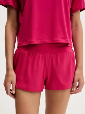 Under Armour szorty treningowe Launch Pro 3 damskie kolor różowy gładkie high waist 1386331