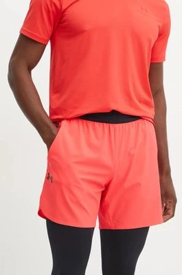 Under Armour szorty treningowe Peak kolor czerwony 1376782