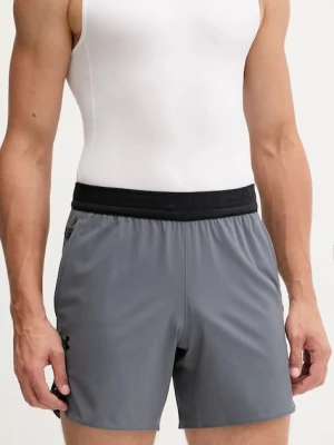 Under Armour szorty treningowe Peak kolor szary 1376782