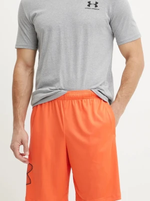 Under Armour szorty treningowe Tech Graphic pomarańczowy