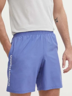 Under Armour szorty treningowe Tech kolor niebieski