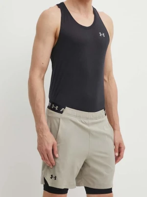 Under Armour szorty treningowe Vanish męskie kolor beżowy
