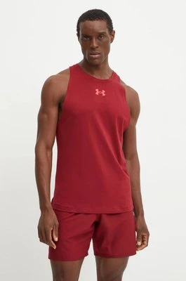 Under Armour t-shirt Baseline męski kolor bordowy 1361901