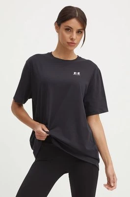 Under Armour t-shirt BFOS LOGO damski kolor czarny 1386844