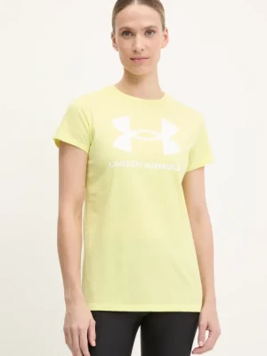 Under Armour t-shirt damski kolor zielony