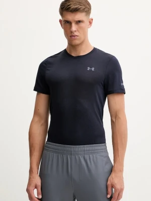 Under Armour t-shirt do biegania Seamless Stride kolor granatowy wzorzysty 1375692