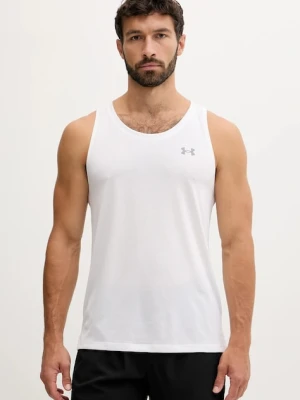 Under Armour t-shirt do biegania Streaker kolor biały