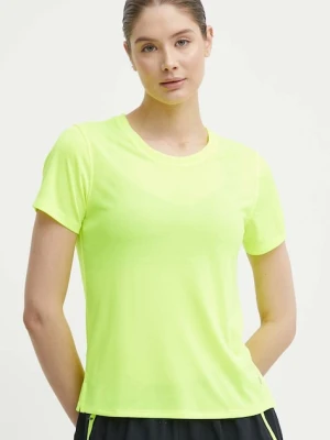 Under Armour t-shirt do biegania Streaker kolor żółty