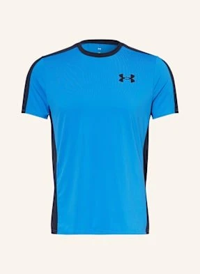 Under Armour T-Shirt Heatgear® Wordmark blau