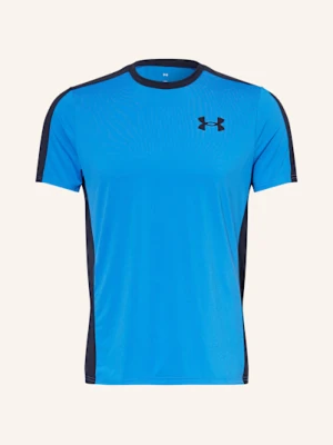 Under Armour T-Shirt Heatgear® Wordmark blau