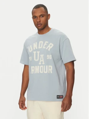 Under Armour T-Shirt Heavyweight Varsity 1390179 Błękitny Oversize